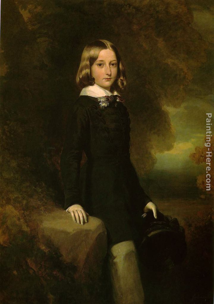 Leopold, Duke of Brabant painting - Franz Xavier Winterhalter Leopold, Duke of Brabant art painting